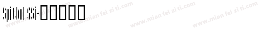 Spitbol SSi字体转换